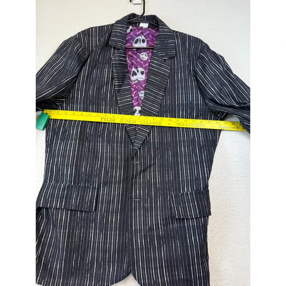 Disney Jack Skellington Nightmare Before Christmas Pinstripe Suit Set Mens XL